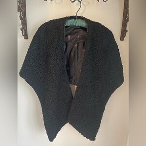 Vintage 40s/50s Curly Persian Lamb Wrap